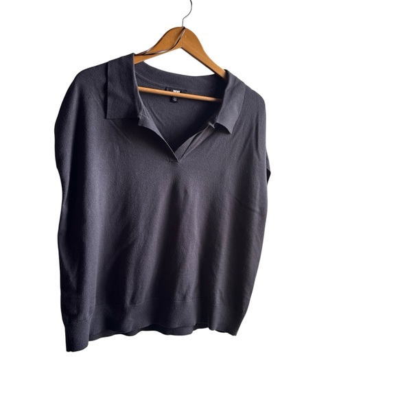 DKNY Women's V-Neck Sweater - Dark Gray xxl nwt - Picture 1 of 10